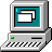 Retro Workstation Terminal Icon